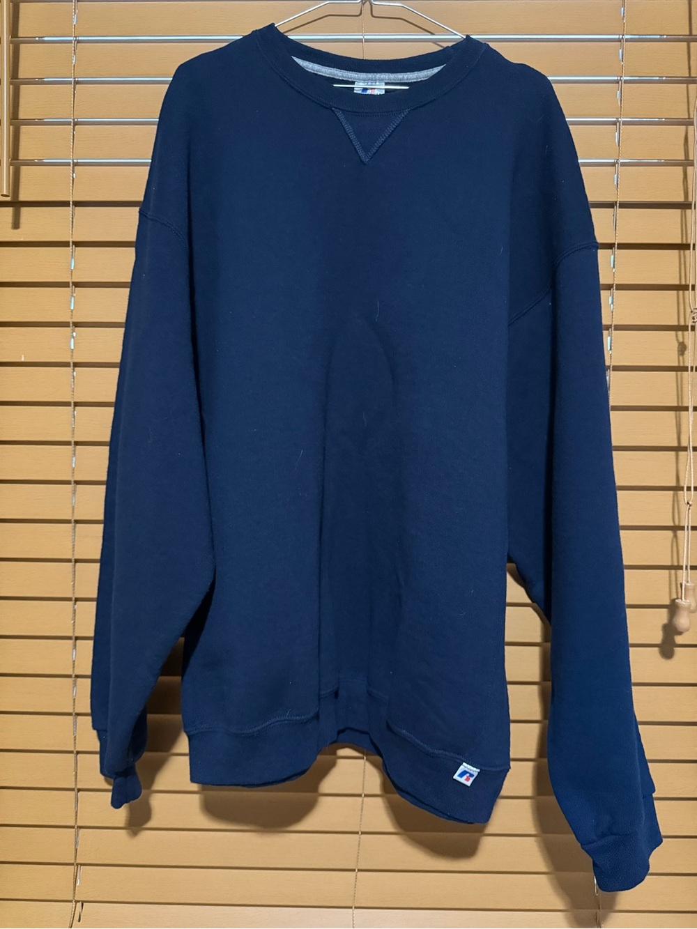 Russell Athletic Men’s XXL Navy Blue Crewneck Pullover Sweatshirt